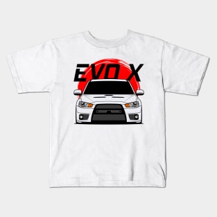 White EVO X Kids T-Shirt